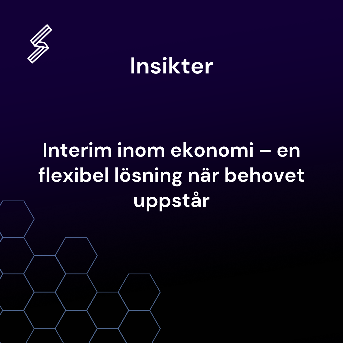 Interim inom ekonomi – en flexibel lösning när behovet uppstår